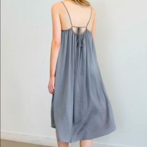 Oak & Fort (Blue/Grey) Adjustable Oversized Dress